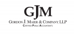 A logo for GJM