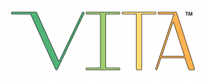 The logo for VITA.
