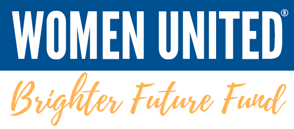 A logo for the Women United Brighter Future Fund